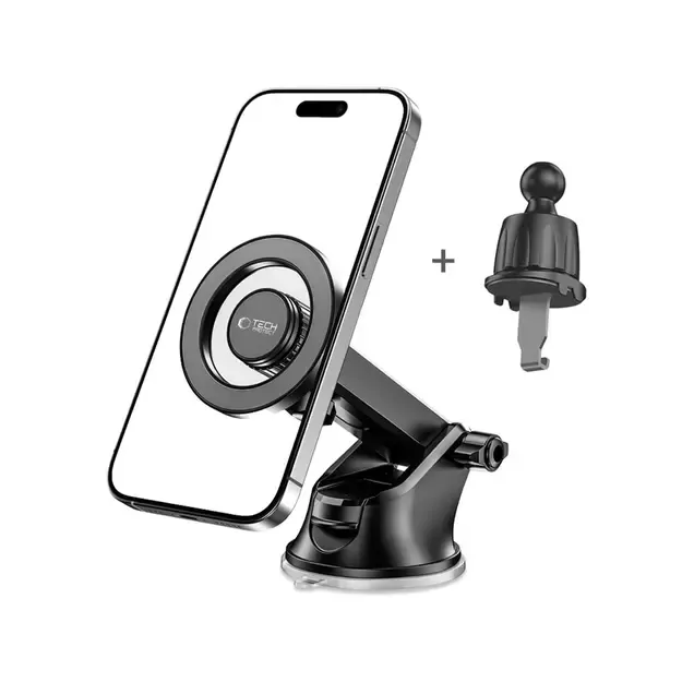 Tech-Protect N51 MagSafe Car Phone Holder for Cockpit/Air Vent - Black 7