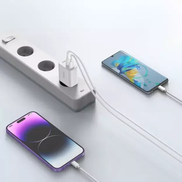 Tech-Protect NC30W charger 2x USB-C PD 30W / USB-A QC 3.0 - white 8