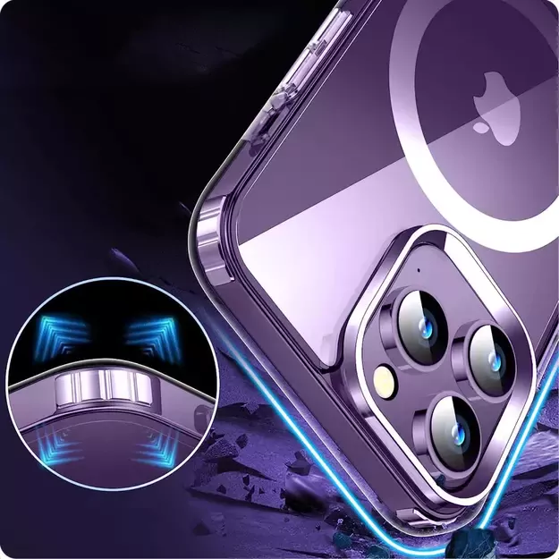 Tech-Protect FlexAir Hybrid MagSafe Case for iPhone 15 Pro Max - Clear 6