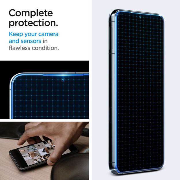 Spigen Glas.tR EZ Fit Tempered Glass for Samsung Galaxy S23 - 2 pcs. 8