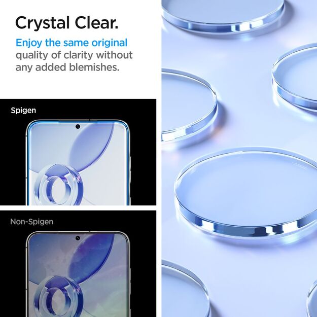 Spigen Glas.tR EZ Fit Tempered Glass for Samsung Galaxy S23 - 2 pcs. 9