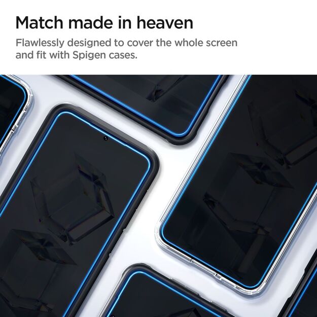 Spigen Glas.tR EZ Fit Tempered Glass for Samsung Galaxy S23 - 2 pcs. 7