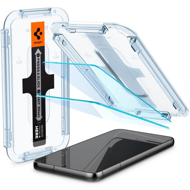 Spigen Glas.tR EZ Fit Tempered Glass for Samsung Galaxy S23 - 2 pcs. 1
