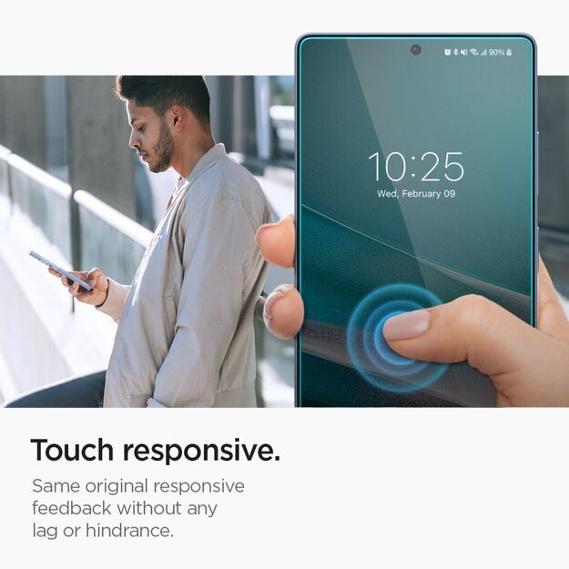 Spigen Glas.tR EZ FIT 2-pack tempered glass for Samsung Galaxy S25 Ultra - transparent 12