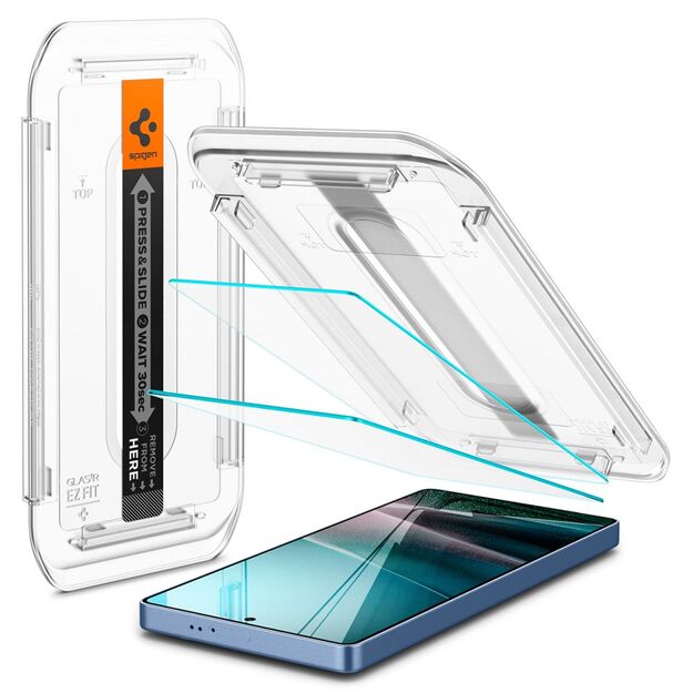 Spigen Glas.tR EZ FIT 2-pack tempered glass for Samsung Galaxy S25 Ultra - transparent 1