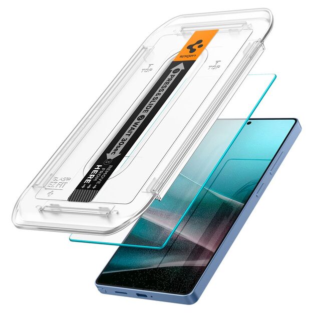 Spigen Glas.tR EZ FIT 2-pack tempered glass for Samsung Galaxy S25 Ultra - transparent 7