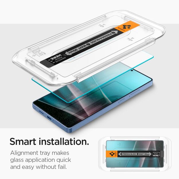 Spigen Glas.tR EZ FIT 2-pack tempered glass for Samsung Galaxy S25 Ultra - transparent 10