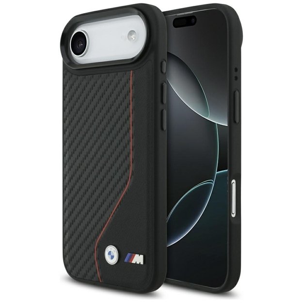 BMW M Carbon Line &amp  Logo MagSafe Case for iPhone Air - Red