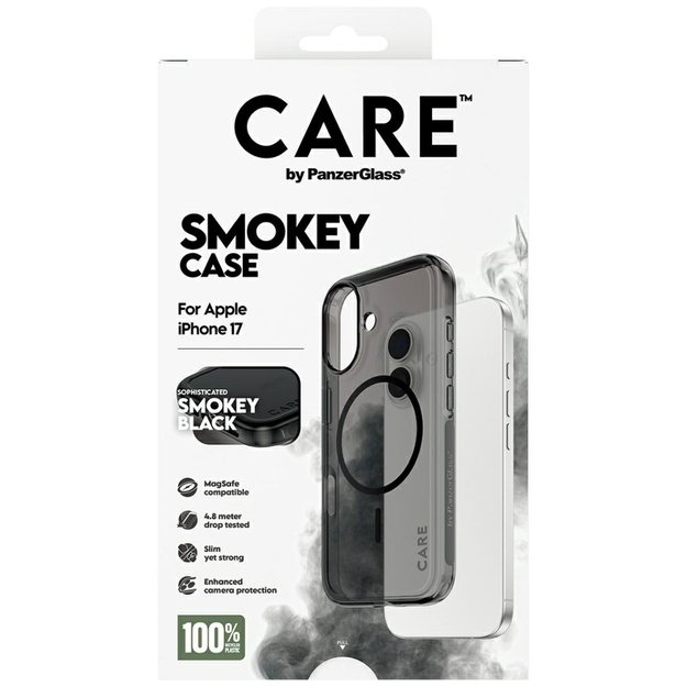 CARE by PanzerGlass Flagship Urban Explorer Case w. Black MagSafe for iPhone 17 - Black 4
