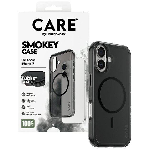 CARE by PanzerGlass Flagship Urban Explorer Case w. Black MagSafe for iPhone 17 - Black 3