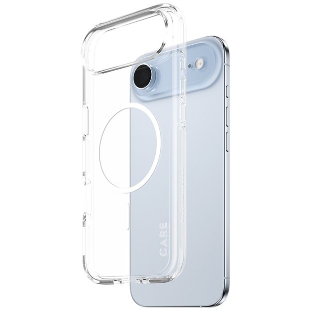 CARE by PanzerGlass Flagship Urban Explorer Case w. White MagSafe for iPhone Air - Transparent 1