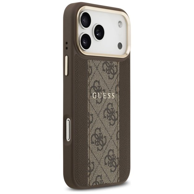 Guess 4G Stripe MagSafe case for iPhone 17 Pro Max - brown 3
