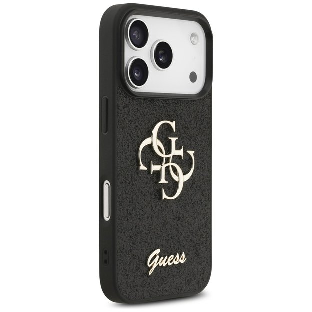 Guess Fixed Glitter Big 4G case for iPhone 17 Pro - black 3