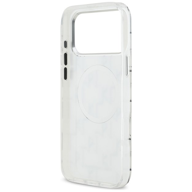 Karl Lagerfeld IML KL Monogram MagSafe Case for iPhone 17 Pro Max - White 6