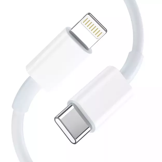 Tech-Protect C35W 2x USB-C PD 35W Wall Charger with USB-C / Lightning Cable - White 12