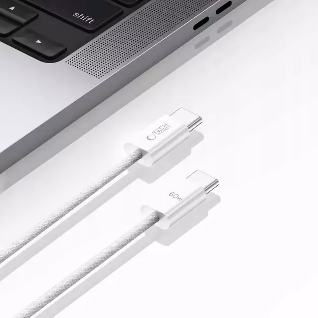 Tech-Protect UltraBoost Classic USB-C / USB-C PD cable 60W 3A 1m - white 7