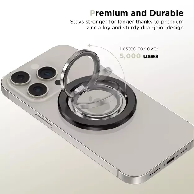 Tech-Protect MMR300 magnetic holder/ring with MagSafe - black 2