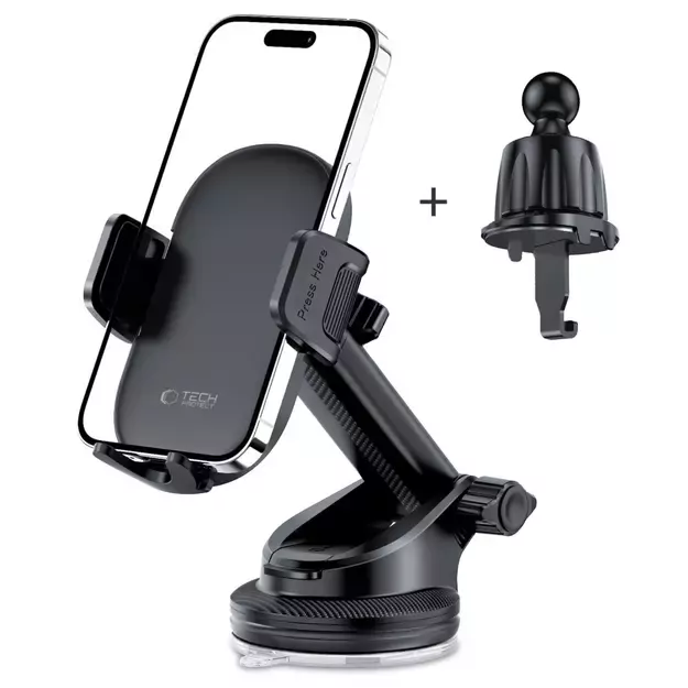 Tech-Protect V7 Car Phone Holder for Cockpit/Air Vent - Black 9