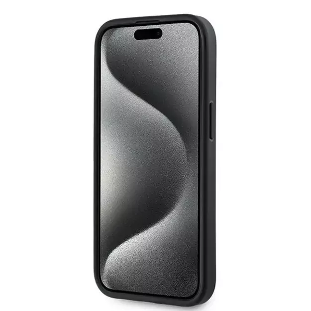 Karl Lagerfeld Diagonal Quilted Script case for iPhone 15 / 14 / 13 - black 4