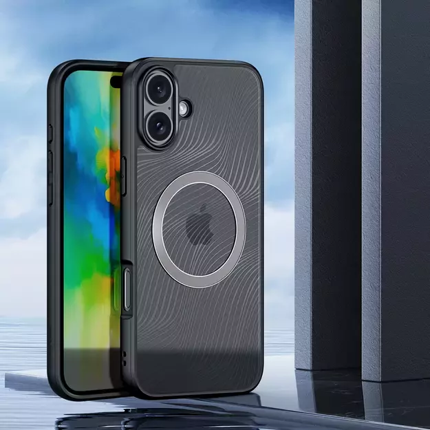 Dux Ducis Aimo Mag Case with MagSafe for iPhone 16 - Black 13
