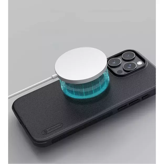 Nillkin Super Frosted Shield Pro Magnetic Case for iPhone 16 Pro - black 20