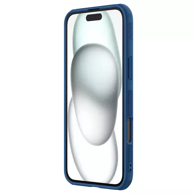 Nillkin Super Frosted Shield Pro case for iPhone 16 - blue 10