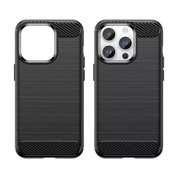 Carbon Case iPhone 14 Pro Max flexible gel back cover black 21