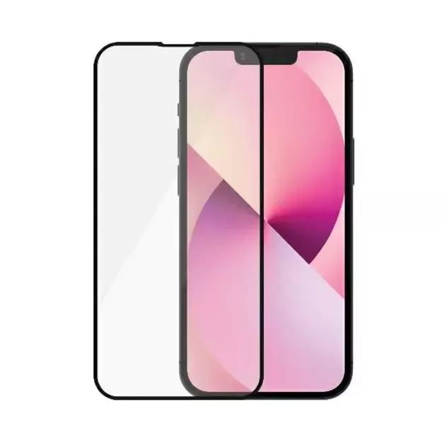 PanzerGlass E2E Microfracture antibacterial glass for iPhone 13 mini - with black frame 2
