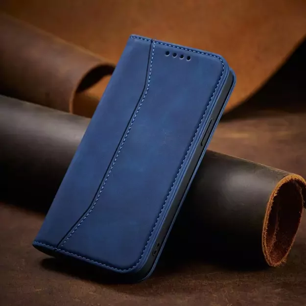 Magnet Fancy Case case for iPhone 14 Pro flip cover wallet stand blue 18