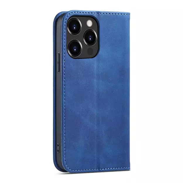 Magnet Fancy Case case for iPhone 14 Pro flip cover wallet stand blue 15