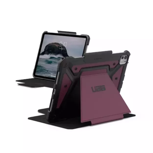 UAG Metropolis SE Case with Stand and Apple Pencil Holder for iPad Pro 11&quot  2024 - Red 3