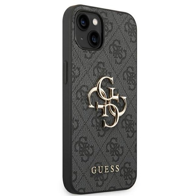 Guess GUHCP14S4GMGGR iPhone 14 6,1  szary/grey hardcase 4G Big Metal Logo 3