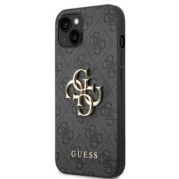 Guess GUHCP14S4GMGGR iPhone 14 6,1  szary/grey hardcase 4G Big Metal Logo 1