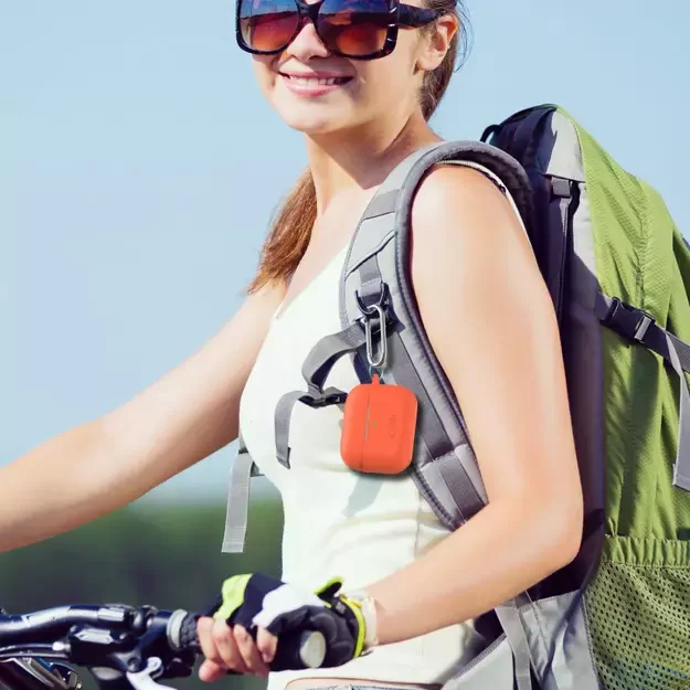 Tech-Protect Silicone Hook Case for Apple AirPods Pro 1 / 2 - Pink 13