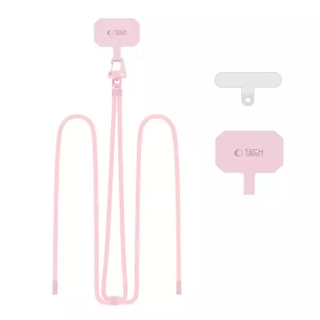 Tech-Protect C5S Rope Crossbody Strap Leash - Pink 3