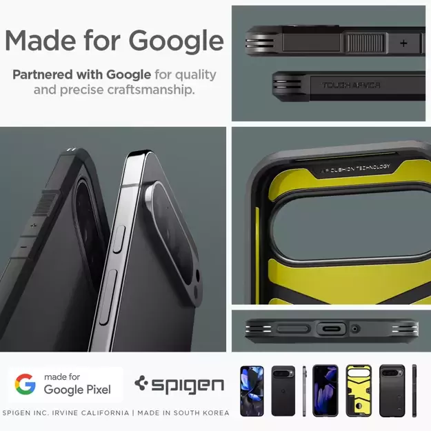 Spigen Tough Armor Case for Google Pixel 9 Pro XL - Black 30