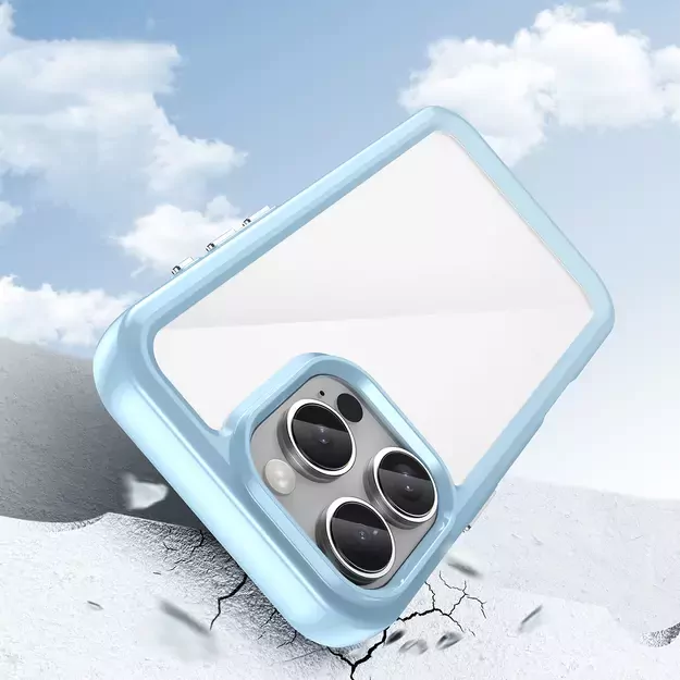 Outer Space Case with Gel Frame for iPhone 16 Pro - Blue 9