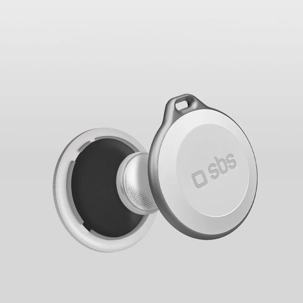 SBS Track My Circle Waterproof IP65 Locator Compatible with Apple Find My - White 4
