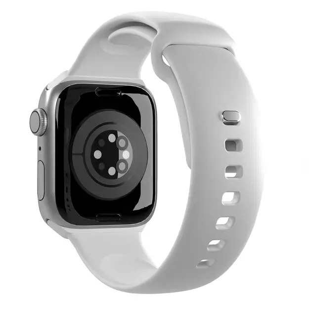 Puro Icon Silicone Strap for Apple Watch 42 / 44 / 45 / 49 mm - White (2 pcs.) 1