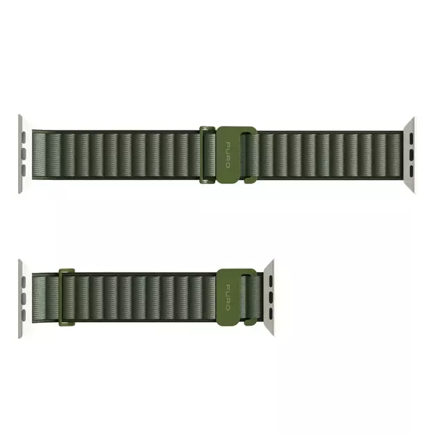 Puro Extreme Nylon Strap for Apple Watch 42 / 44 / 45 / 49 mm - Dark Green 2