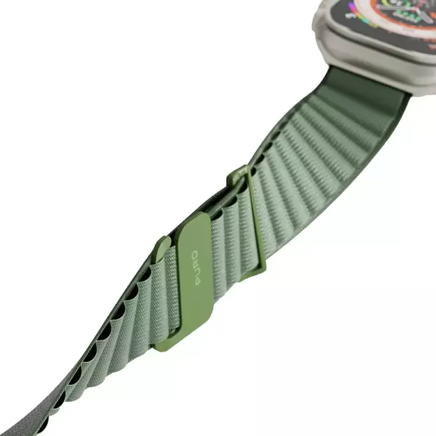 Puro Extreme Nylon Strap for Apple Watch 42 / 44 / 45 / 49 mm - Dark Green 3