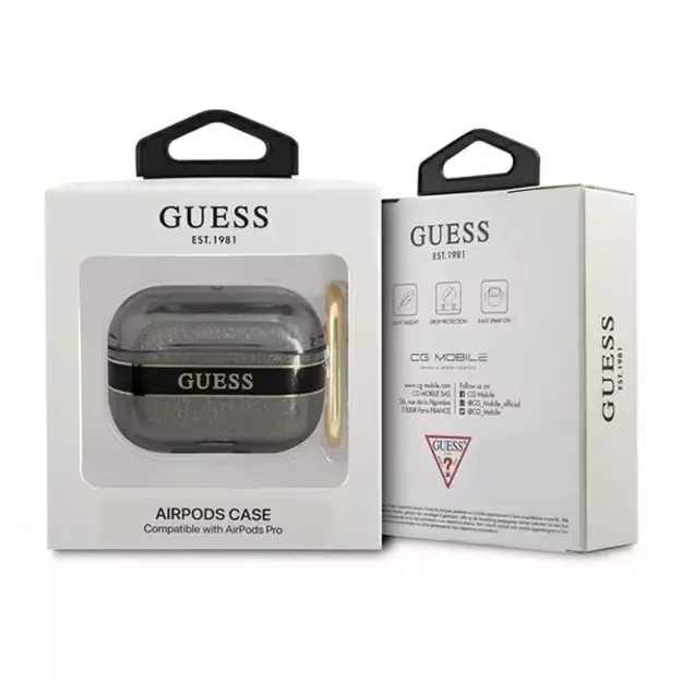 Guess GUAPHHTSK AirPods Pro cover black/black Strap Collection 2