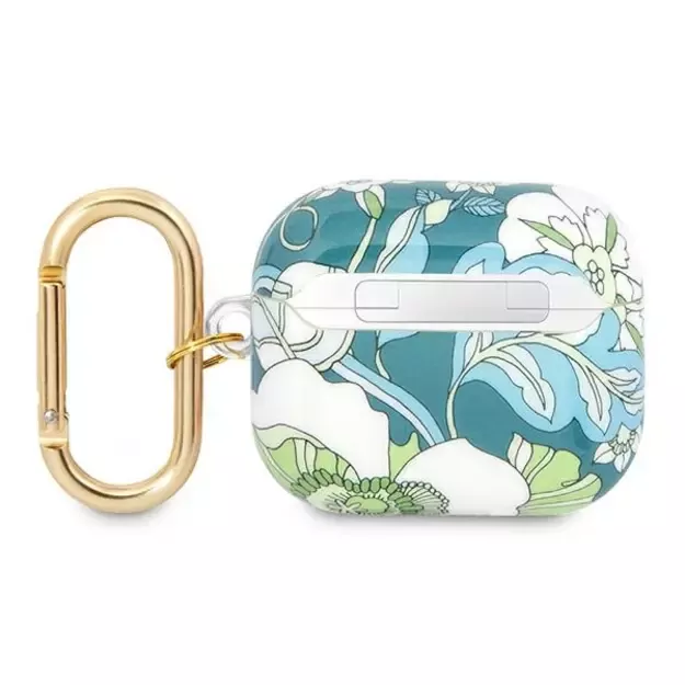 Guess GUA3HHFLN AirPods 3 cover green/green Flower Strap Collection 1
