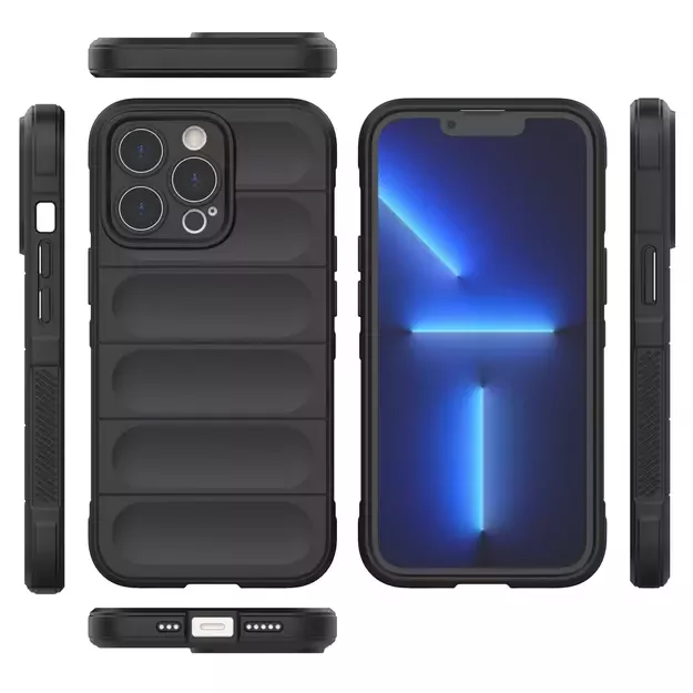 Magic Shield Case for iPhone 13 Pro flexible armored cover dark blue 7