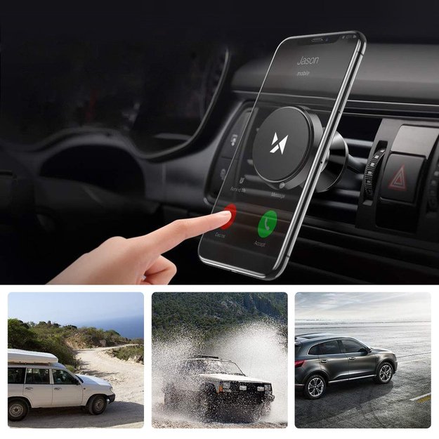 Wozinsky magnetic holder for car grill black (WMH-04) 14