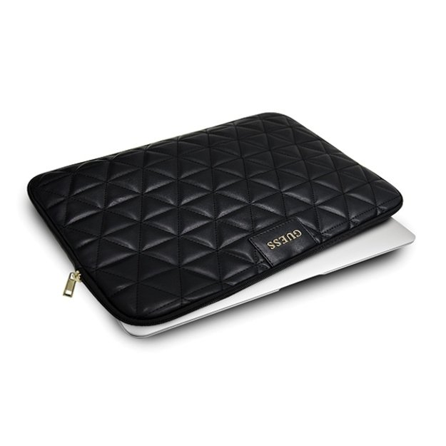 Guess Quilted cover for a 13&quot  laptop - black 6