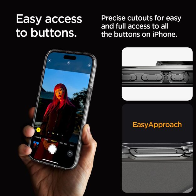 Spigen Ultra Hybrid Mag Case with MagSafe for iPhone 16 Pro - Clear 8