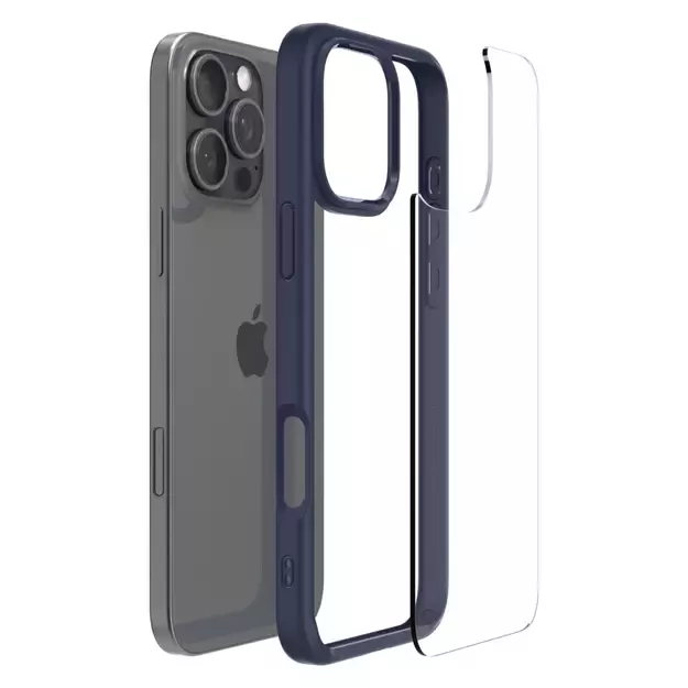 Spigen Ultra Hybrid iPhone 16 Pro Case - Blue 8