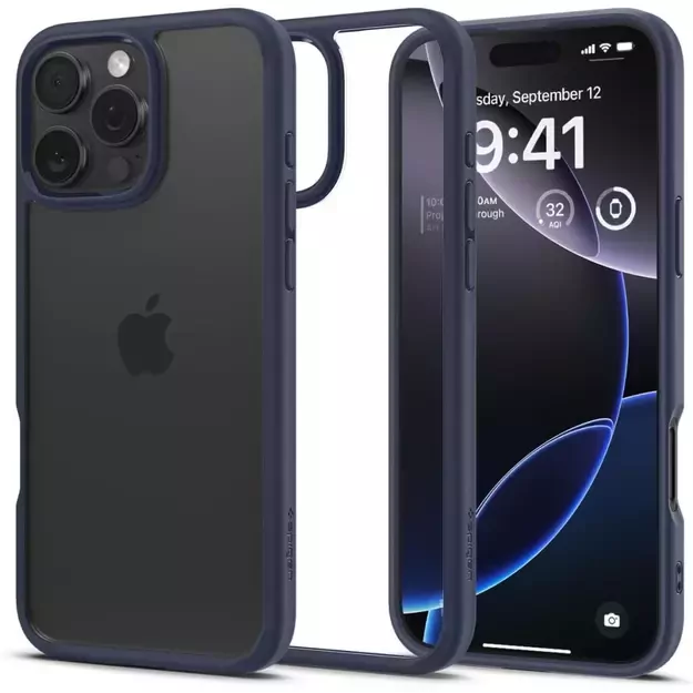 Spigen Ultra Hybrid iPhone 16 Pro Case - Blue