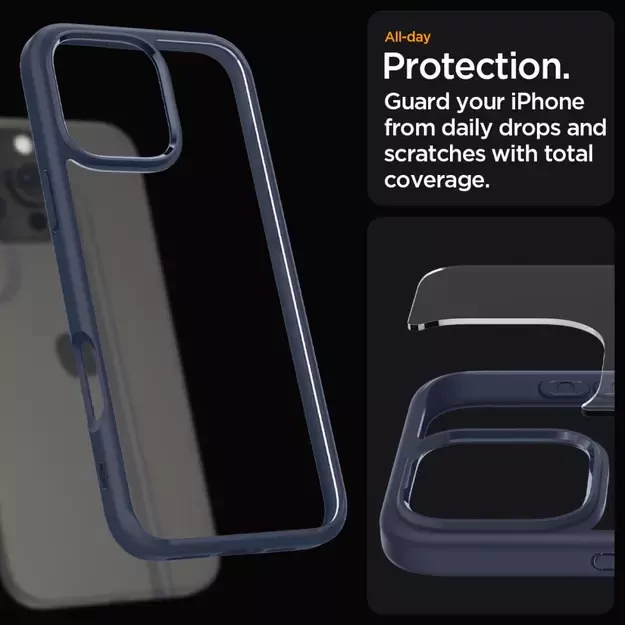 Spigen Ultra Hybrid iPhone 16 Pro Case - Blue 13